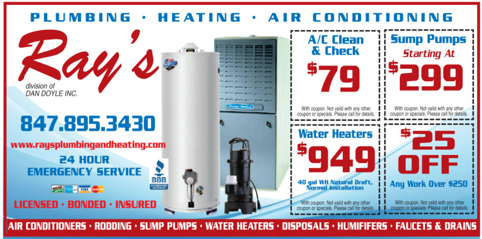 COUPONS | Rays Plumbing, Heating and Air Conditioning